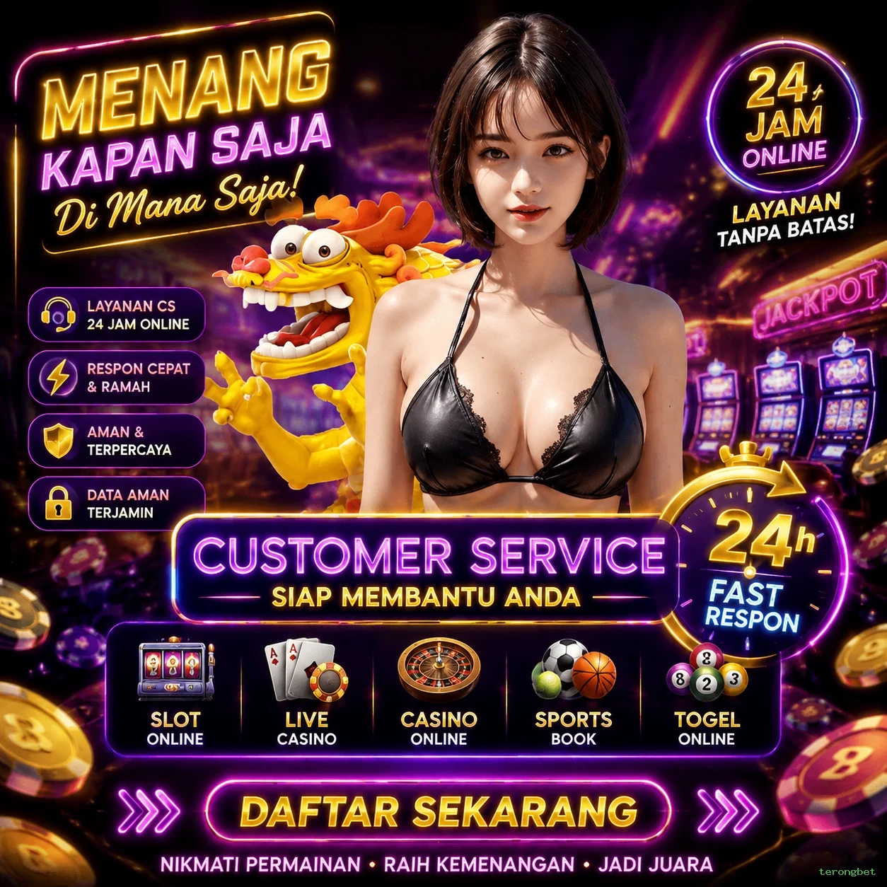 Cara Mendaftar dan Verifikasi Akun di terongbet