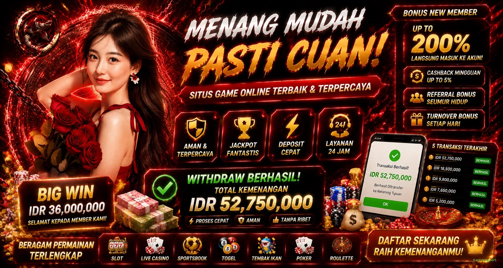 terongbet Dukungan Pelanggan